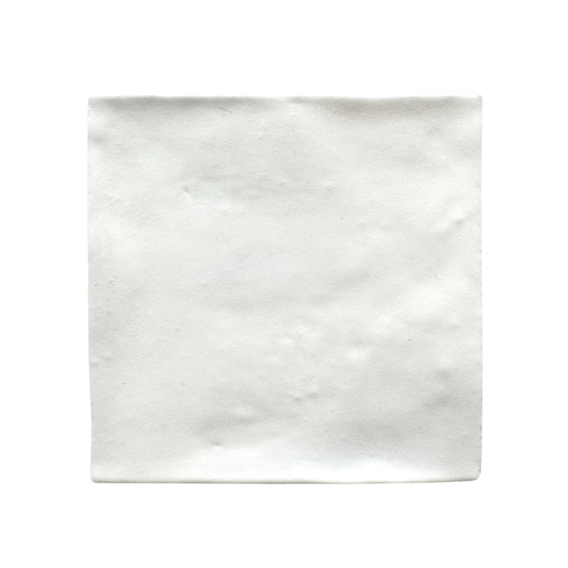 Zellige Bianco Matt - Square Tile - 125 x 125mm