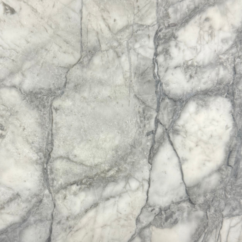 Super White Marble - Custom Stone Slab - Honed
