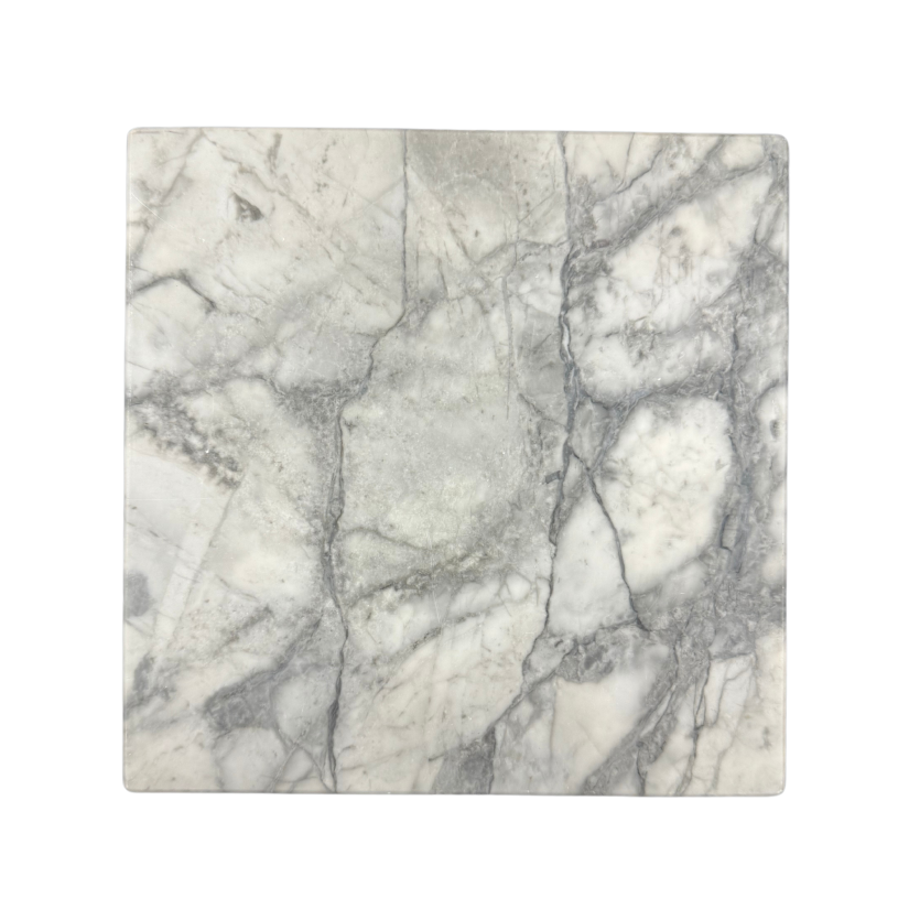 Super White Marble - Custom Stone Slab - Honed