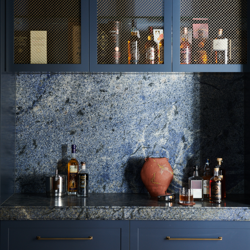 Azul Bahia Granite - Custom Stone Slab - Honed