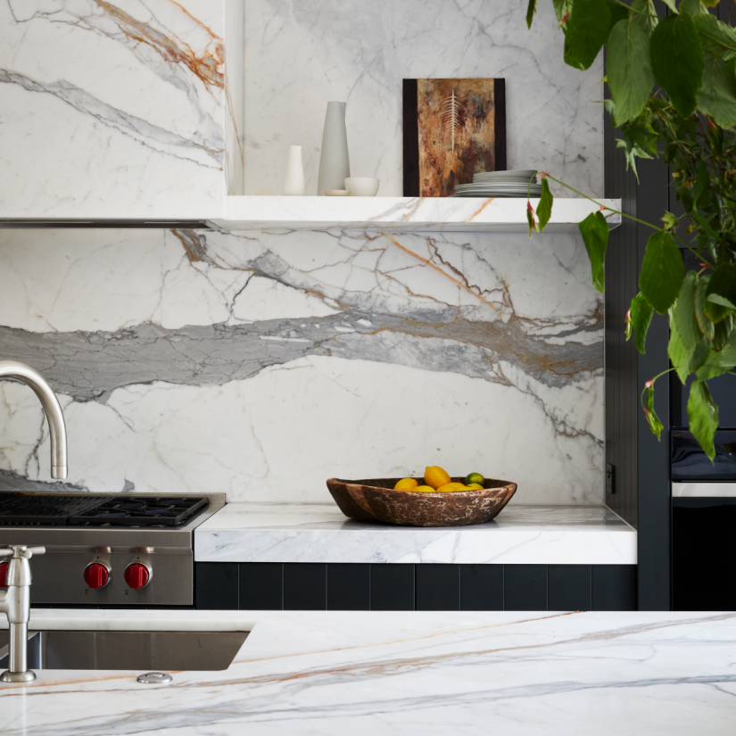 Calacatta Vagli Marble - Custom Stone Slab - Honed