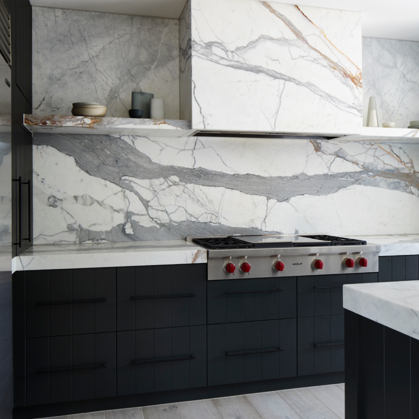 Calacatta Vagli Marble - Custom Stone Slab - Honed