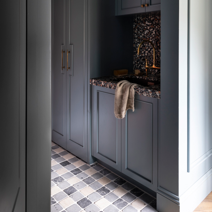 Botticino Marble - Square Tile - Tumbled