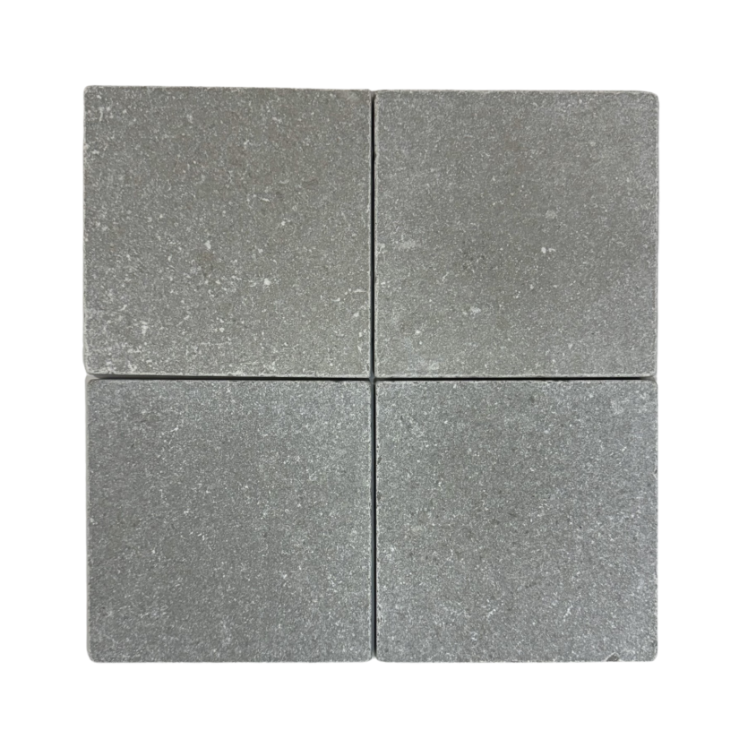 Cinder Grey Marble - Square Tiles - Tumbled