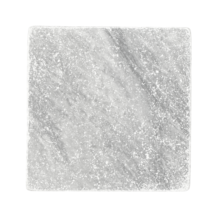 Bardiglio Marble - Square Tile - Tumbled