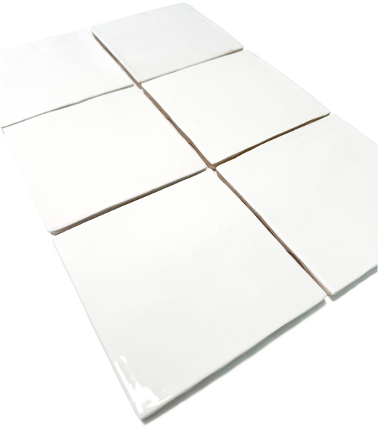 Zelligie Bianco Gloss Tile - 125 x 125mm
