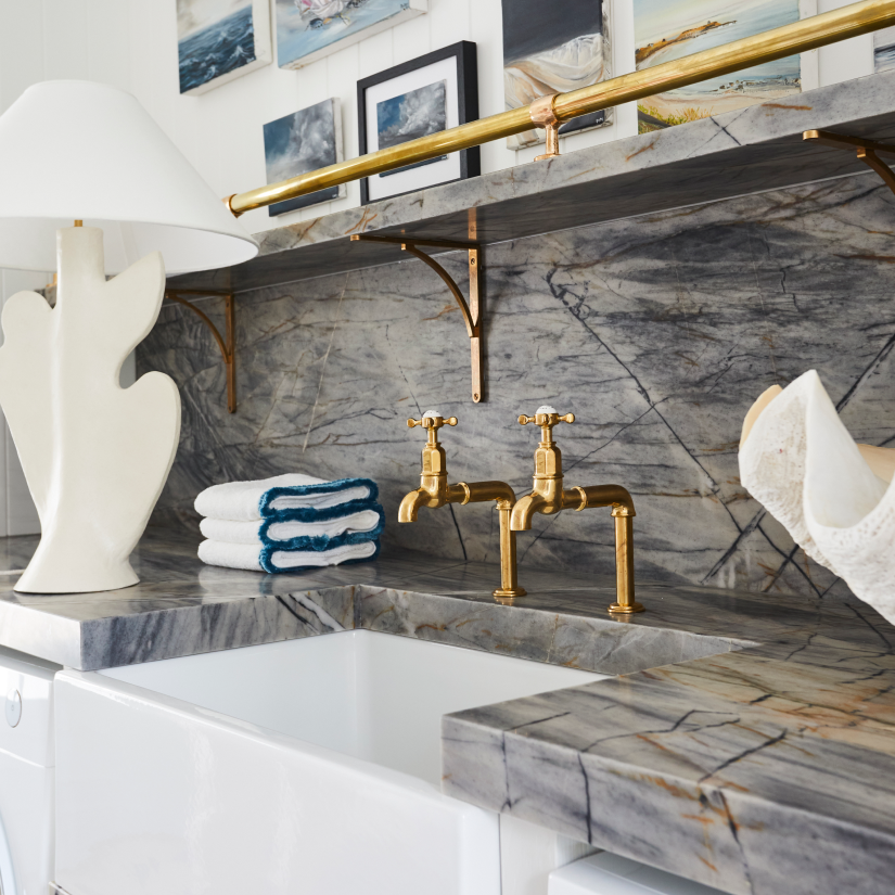 Blue Sky Quartzite - Custom Stone Slab - Honed