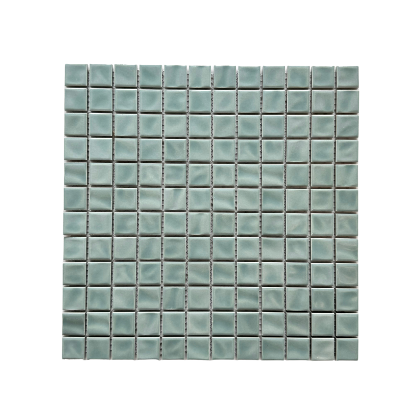 Sea Green Mosaic Pool Tile - 23 x 23mm