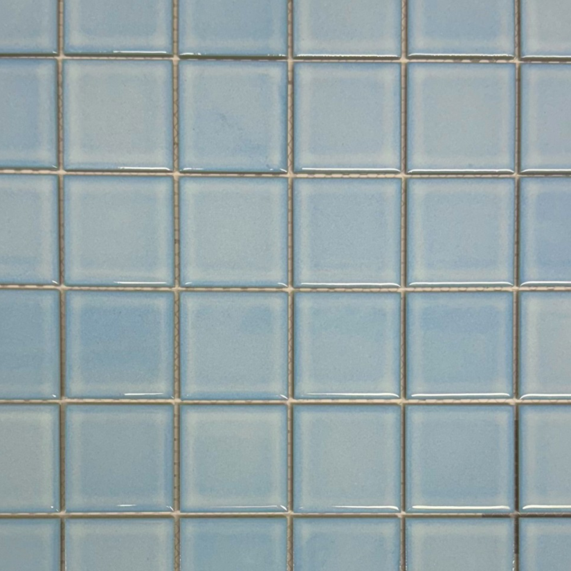 Aquamarine Mosaic Pool Tile - 48 x 48mm