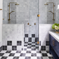 Pietra Grey Marble - Square Stone Tile - Tumbled